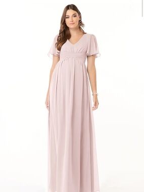 maternity bridesmaid dresses online Minnesota Strapless Mini Dress Pink main image 1
